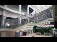 P3.91-7.81 Transparent Glass LED Display For Building Glass Wall Lightweight for American market