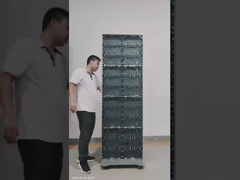 P1.86 P2 P2.5 Display de cartazes LED dobráveis para lojas Aeroportos Hotéis e Shopping Malls