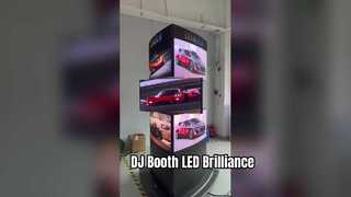 Coluna quadrada giratória P2.5 interna # Tela LED mecânica # Tela LED criativa AVOE LED