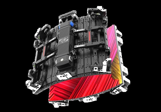 Painel de display LED flexível P1.953 500x500mm para eventos de palco Fábrica de LED AVOE